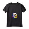 Lhasa Apso Pop Art I Dog Lover I Splash Art - Maglietta con Collo a V per Amanti dei Cani - Ideale per Proprietari e Famiglie Lhasa Apso