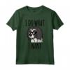I Do What I Want Lhasa Apso Cane Maglietta - Regalo Perfetto per Proprietari di Lhasa Apso e Amanti dei Cani