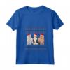 Lhasa Apso Natale Maglietta con Collo a V - Design Natalizio Unico per un Regalo Perfetto - Felice Natale con la Famiglia Lhasa Apso