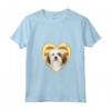 Donna Lhasa Apso Dog - Amante del Cuore del Cane - Maglietta con Collo a V per Proprietari di Lhasa Apso - Idea Regalo Natalizia