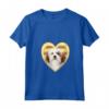 Donna Lhasa Apso Dog - Amante del Cuore del Cane - Maglietta con Collo a V per Proprietari di Lhasa Apso - Idea Regalo Natalizia