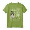 Lhasa Apso Cani Mi Rendono Felice - Maglietta Divertente per Amanti dei Cani - Regalo per Proprietari di Lhasa Apso