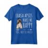Lhasa Apso Cani Mi Rendono Felice - Maglietta Divertente per Amanti dei Cani - Regalo per Proprietari di Lhasa Apso
