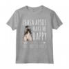 Lhasa Apso Cani Mi Rendono Felice - Maglietta Divertente per Amanti dei Cani - Regalo per Proprietari di Lhasa Apso