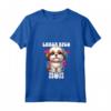 Donna Lhasa Apso Mom Orgoglioso - Carino Amante dei Cani Maglietta con Collo a V - Regalo Originale per Amanti dei Cani