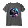Spazio Lhasa Apso Cane Mamma Papà Maglietta - Ideale per Amanti dei Cani - Regalo Compleanno o Natale