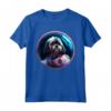 Spazio Lhasa Apso Cane Mamma Papà Maglietta - Ideale per Amanti dei Cani - Regalo Compleanno o Natale
