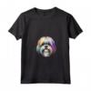 Grazioso Cane Shih Tzu / Lhasa Apso - Maglietta Allegro Motivo per Amanti dei Cani - Regalo Unico per Genitori di Cani