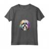 Grazioso Cane Shih Tzu / Lhasa Apso - Maglietta Allegro Motivo per Amanti dei Cani - Regalo Unico per Genitori di Cani