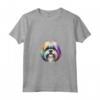 Grazioso Cane Shih Tzu / Lhasa Apso - Maglietta Allegro Motivo per Amanti dei Cani - Regalo Unico per Genitori di Cani