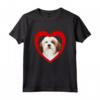 Lhasa Apso Dog - Amante del Cuore del Cane - Maglietta Lhasa Apso per Proprietari e Amanti dei Cani - Idea Regalo Natalizia