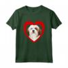 Lhasa Apso Dog - Amante del Cuore del Cane - Maglietta Lhasa Apso per Proprietari e Amanti dei Cani - Idea Regalo Natalizia