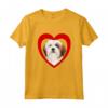 Lhasa Apso Dog - Amante del Cuore del Cane - Maglietta Lhasa Apso per Proprietari e Amanti dei Cani - Idea Regalo Natalizia