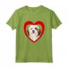 Lhasa Apso Dog - Amante del Cuore del Cane - Maglietta Lhasa Apso per Proprietari e Amanti dei Cani - Idea Regalo Natalizia