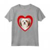 Lhasa Apso Dog - Amante del Cuore del Cane - Maglietta Lhasa Apso per Proprietari e Amanti dei Cani - Idea Regalo Natalizia
