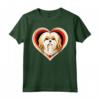 Lhasa Apso Heart Cute Puppy Dog Lovers Shelter Rescue Maglietta - Ideale per Amanti dei Cuccioli Lhasa Apso