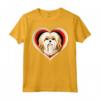 Lhasa Apso Heart Cute Puppy Dog Lovers Shelter Rescue Maglietta - Ideale per Amanti dei Cuccioli Lhasa Apso