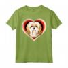 Lhasa Apso Heart Cute Puppy Dog Lovers Shelter Rescue Maglietta - Ideale per Amanti dei Cuccioli Lhasa Apso