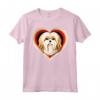 Lhasa Apso Heart Cute Puppy Dog Lovers Shelter Rescue Maglietta - Ideale per Amanti dei Cuccioli Lhasa Apso