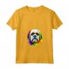 Lhasa Apso Pop Art I Dog Lover I Splash Art Lhasa Apso Maglietta con Collo a V - Ideale per Proprietari di Cani Lhasa Apso e Amanti di Lhasa Apso