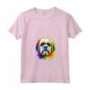 Lhasa Apso Pop Art I Dog Lover I Splash Art Lhasa Apso Maglietta con Collo a V - Ideale per Proprietari di Cani Lhasa Apso e Amanti di Lhasa Apso
