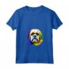 Lhasa Apso Pop Art I Dog Lover I Splash Art Lhasa Apso Maglietta con Collo a V - Ideale per Proprietari di Cani Lhasa Apso e Amanti di Lhasa Apso