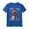 Cappello Natale Lhasa Apso Ugly Christmas Maglietta - Regalo Divertente per Amanti dei Cani - T-shirt Natale Lhasa Apso