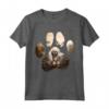 Lhasa Apso Mountain Paw Design Cane Mamma Papà Maglietta - Regalo Unico per Amanti dei Cani - Ideale per Natale, Ringraziamento o Compleanni