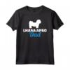 Uomo Maglietta Lhasa Apso Papà - T-shirt con Silhouette per Amanti dei Cani - Ideale per Regali per Padri