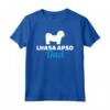 Uomo Maglietta Lhasa Apso Papà - T-shirt con Silhouette per Amanti dei Cani - Ideale per Regali per Padri