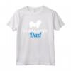 Uomo Maglietta Lhasa Apso Papà - T-shirt con Silhouette per Amanti dei Cani - Ideale per Regali per Padri