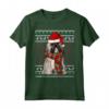 Ugly Christmas Lhasa Apso Natale Maglietta - Regalo Divertente per Amanti dei Cani - Xmas Lhasa Apsos Dog Santa Hat
