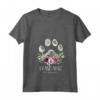 Lhaso Apso Maglietta con Collo a V - Design Lhaso Apso Love - Leggera e Comoda