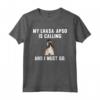 Il Cane Mi Chiama Devo Andare - Lhasa Apso Maglietta Divertente - Regalo per Amanti dei Cani