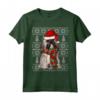 Natale Ugly Christmas Lhasa Apso Maglietta - Regalo Divertente per Amanti dei Cani - Santa Hat Xmas Design