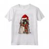 Natale Ugly Christmas Lhasa Apso Maglietta - Regalo Divertente per Amanti dei Cani - Santa Hat Xmas Design