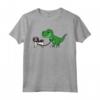Dinosauro T-Rex Lhasa Apso Cane Maglietta - Il Regalo Perfetto per Amanti dei Lhasa Apso