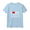 Donna I Love My Lhasa Apso - Maglietta Vintage con Collo a V - Ideale per Amanti dei Cani