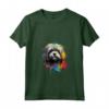 Donna Cane Lhasa Apso Colorato Maglietta con Collo a V - Lhasa Apso Love Artistico e Vibrante - Ideale per Amanti dei Cani