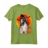 Lhasa Apso Zucca di Halloween Maglietta - Divertente Regalo per Amanti dei Cani - Dog Halloween Lhasa Apsos Jack O Lantern Pumpkin