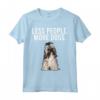 Meno Persona Più Cani Lhasa Apso Maglietta - Divertente Regalo per Amanti dei Cani - Ideale per Introvertiti
