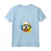 Lhasa Apso Pop Art Lover - Splash Art Maglietta con Collo a V - Ideale per Amanti dei Cani Lhasa Apso