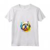 Lhasa Apso Pop Art Lover - Splash Art Maglietta con Collo a V - Ideale per Amanti dei Cani Lhasa Apso
