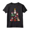 Lhasa Apso Christmas Tree Dog Funny Gift Maglietta - Ideale per Amanti dei Cani - Regalo divertente per Natale