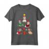 Lhasa Apso Christmas Tree Dog Funny Gift Maglietta - Ideale per Amanti dei Cani - Regalo divertente per Natale