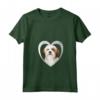 Donna Lhasa Apso Dog - Amante del Cuore del Cane - Maglietta Collo a V - Ideale per Regalo Lhasa Apso o Natale