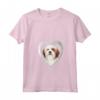 Donna Lhasa Apso Dog - Amante del Cuore del Cane - Maglietta Collo a V - Ideale per Regalo Lhasa Apso o Natale