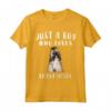 Solo Un Ragazzo Che Ama Cani Lhasa Apso - Maglietta Divertente per Amanti dei Cani - Regalo per il Cane