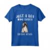 Solo Un Ragazzo Che Ama Cani Lhasa Apso - Maglietta Divertente per Amanti dei Cani - Regalo per il Cane