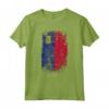 HapTiger - Bandiera Paese Liechtenstein Maglietta Souvenir - Stile Grunge Leggero